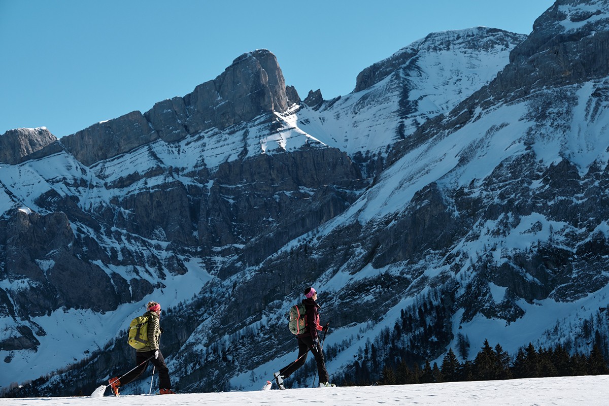 Waadtl nder Alpen Unten Bergwerk Oben Peak Walk Belvedere